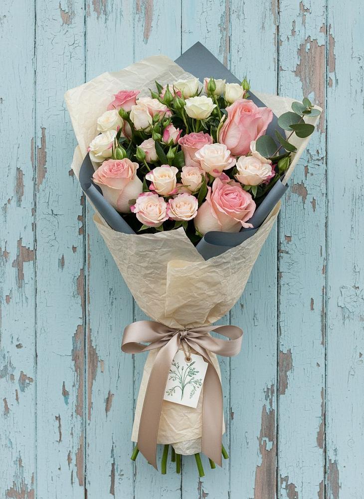 Букет цветов из: Розы в Николаевке Еврейской автономная области