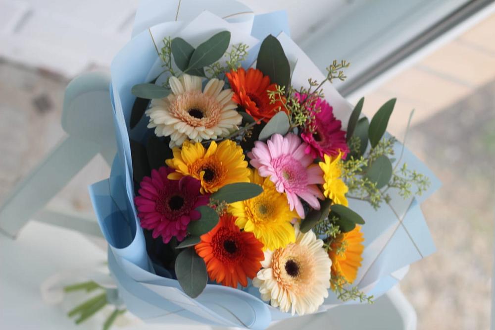 Букет цветов из: Герберы в Николаевке Еврейской автономная области