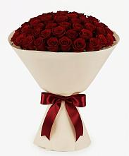 Букет 101 Бордовая роза Блэк Бакарра в Николаевке Еврейской автономная области