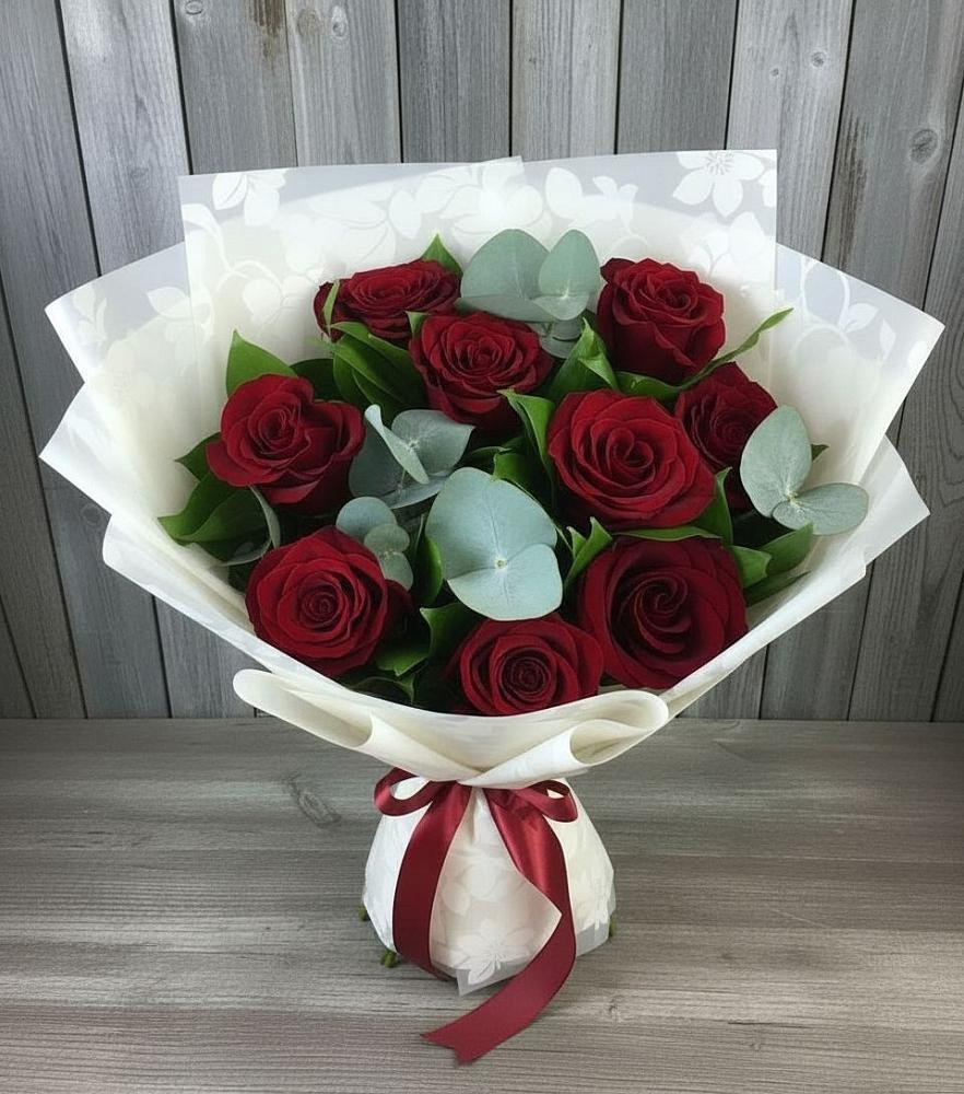 Букет цветов из: Розы в Николаевке Еврейской автономная области