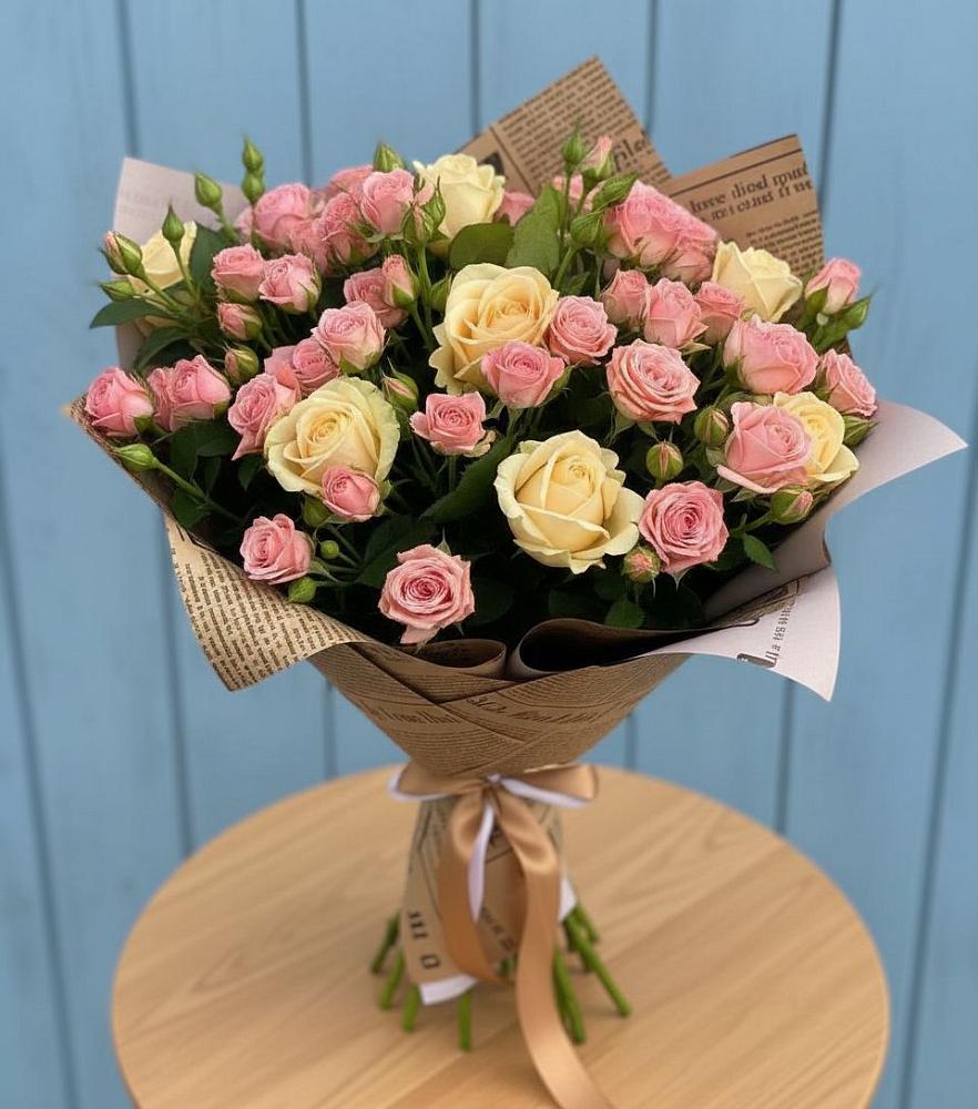 Букет цветов из: Розы в Николаевке Еврейской автономная области