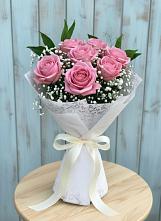 Букет цветов из:  Розы #REPLACE_PRED# Николаевке Еврейской автономная области