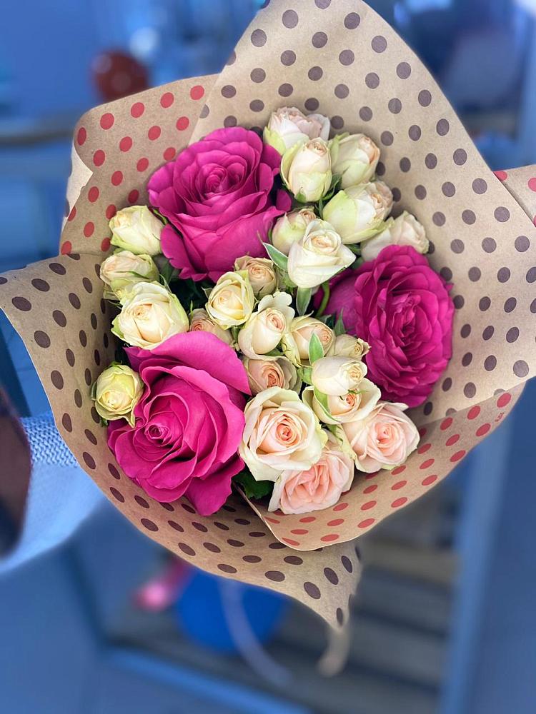 Букет цветов из: Розы в Николаевке Еврейской автономная области