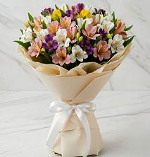 Букет цветов из:  Альстромерии в Николаевке Еврейской автономная области