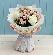 Букет цветов из:  Розы в Николаевке Еврейской автономная области