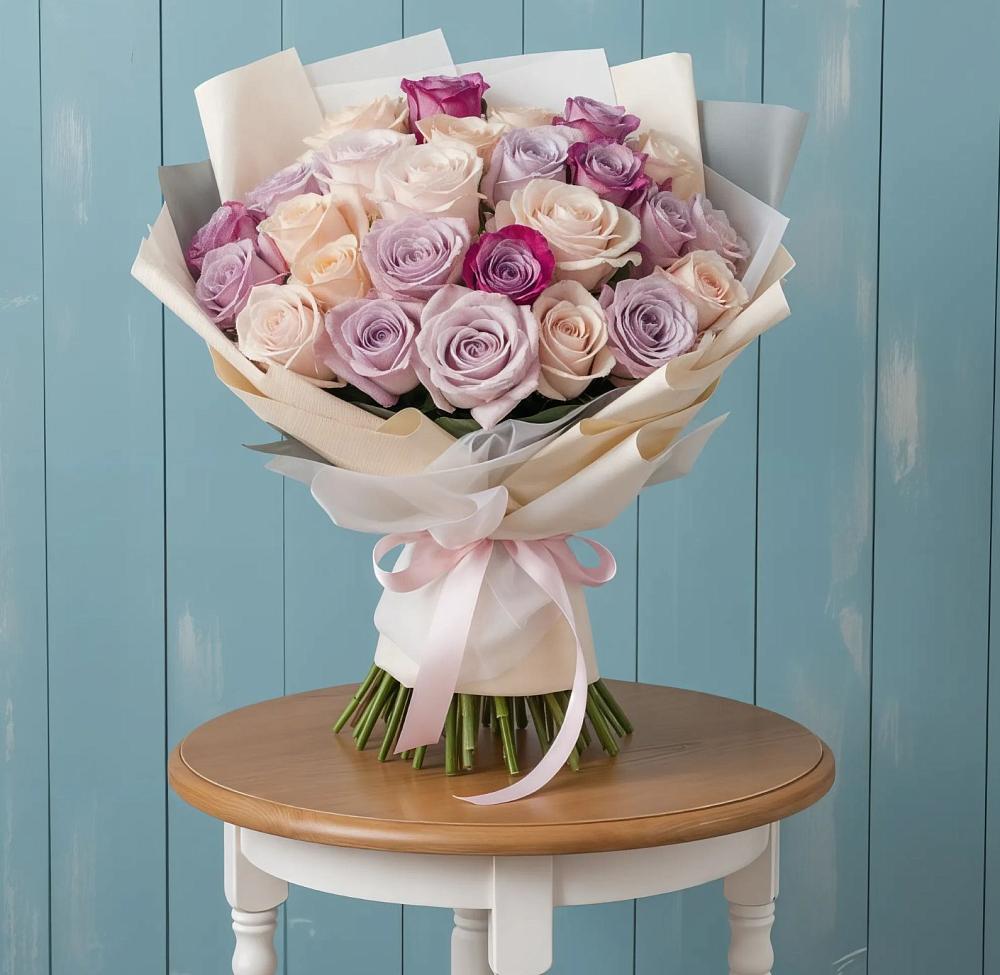 Букет цветов из: Розы в Николаевке Еврейской автономная области