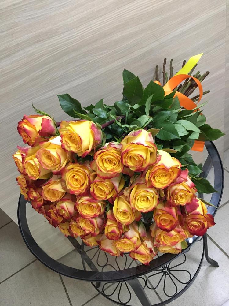 Букет Желтые розы в Николаевке Еврейской автономная области