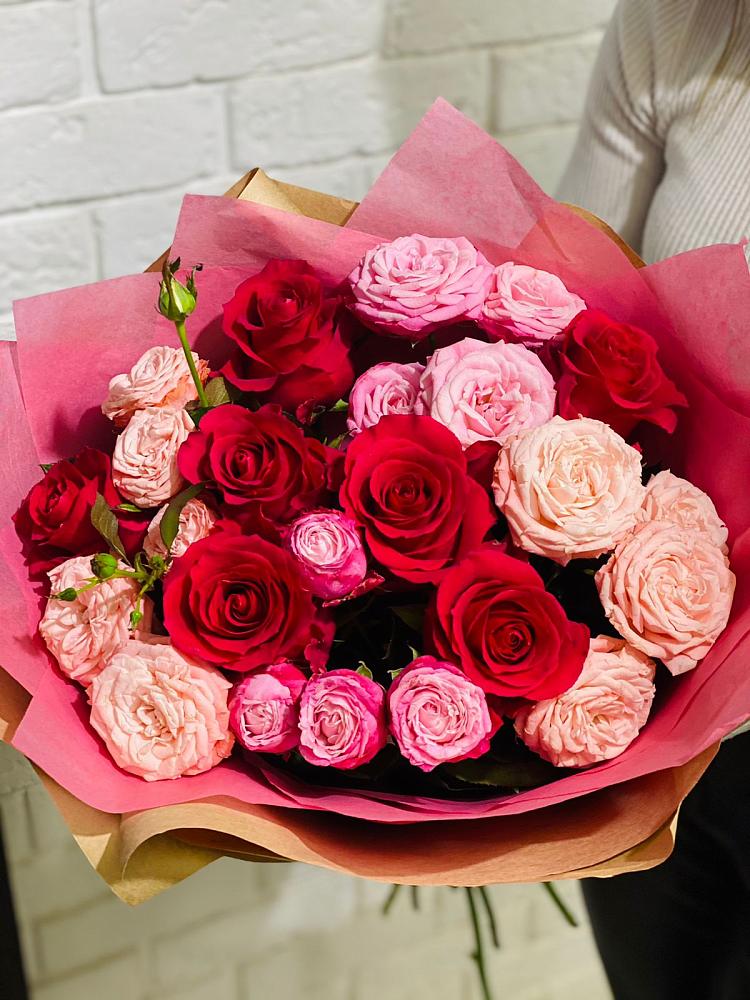 Букет цветов из: Розы в Николаевке Еврейской автономная области