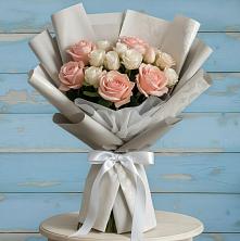 Букет цветов из:  Розы в Николаевке Еврейской автономная области