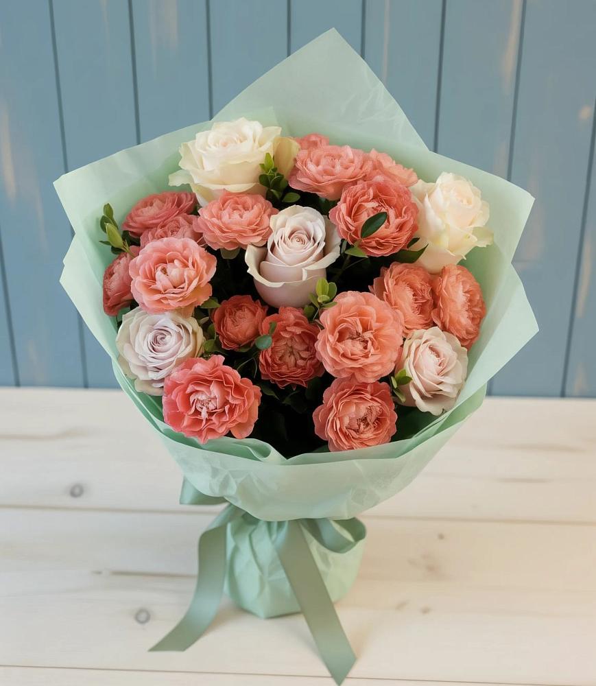 Букет цветов из: Розы в Николаевке Еврейской автономная области