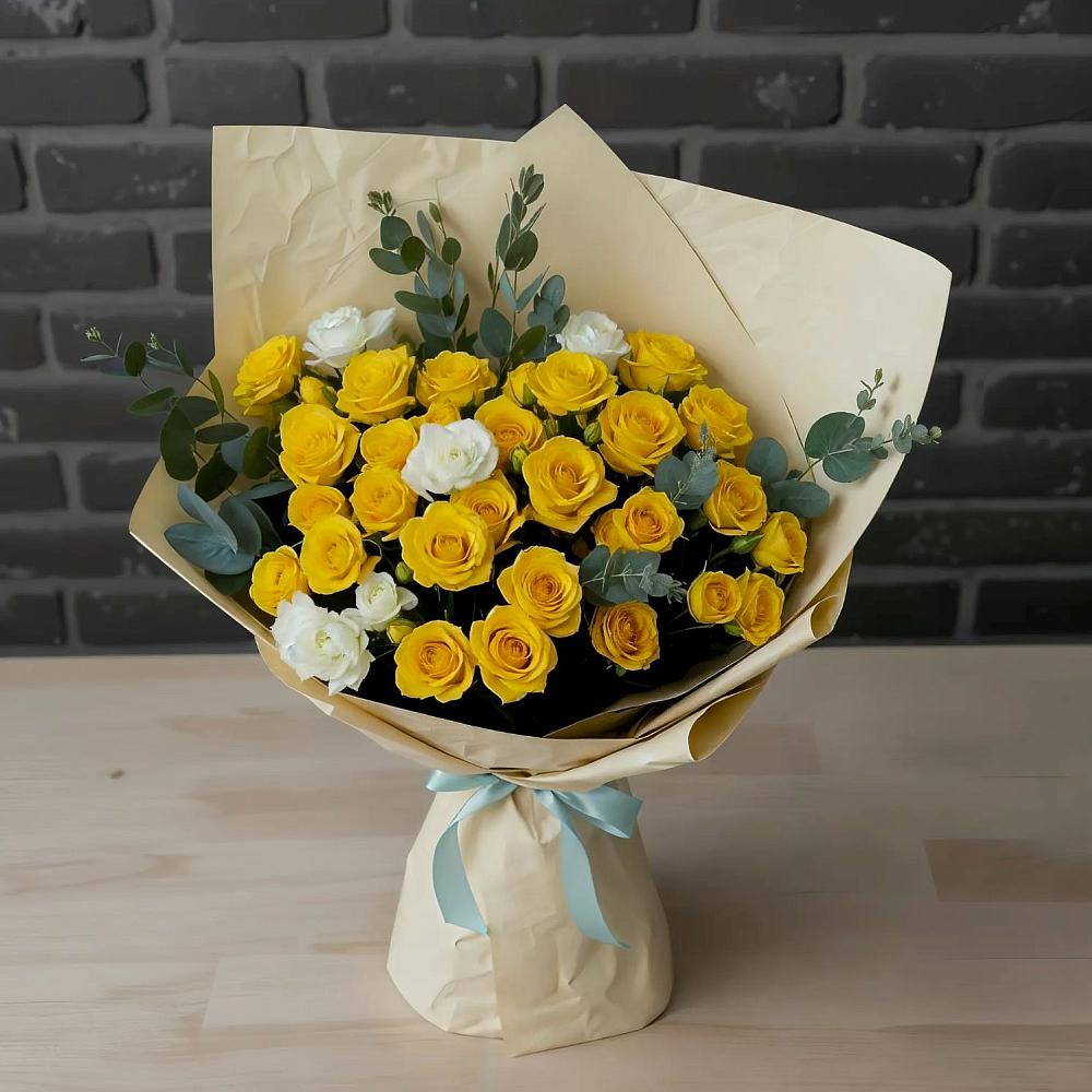 Букет цветов из: Розы в Николаевке Еврейской автономная области