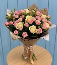 Букет цветов из:  Розы в Николаевке Еврейской автономная области