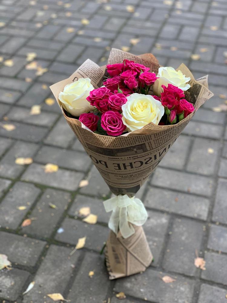 Букет цветов из: Розы в Николаевке Еврейской автономная области