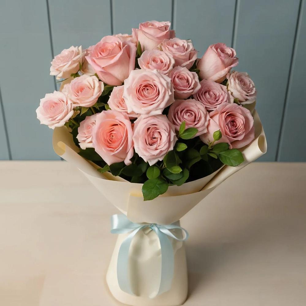 Букет Розовый шарм в Николаевке Еврейской автономная области