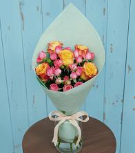 Букет цветов из:  Розы в Николаевке Еврейской автономная области